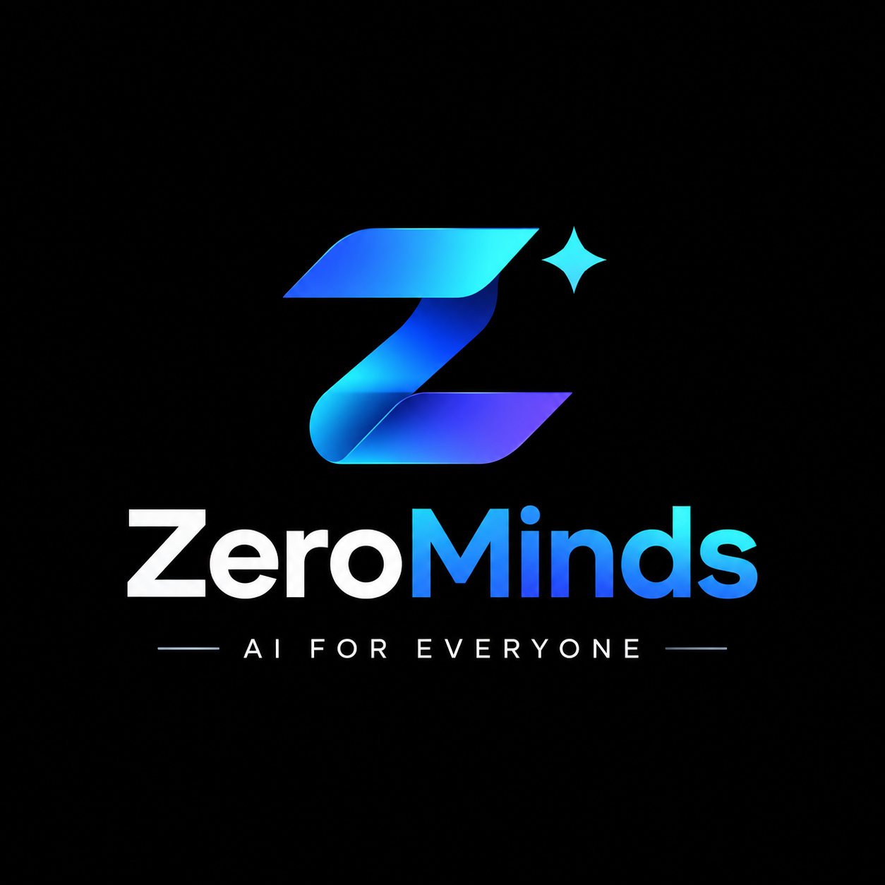 ZeroMinds Z emblem inside orbital rings